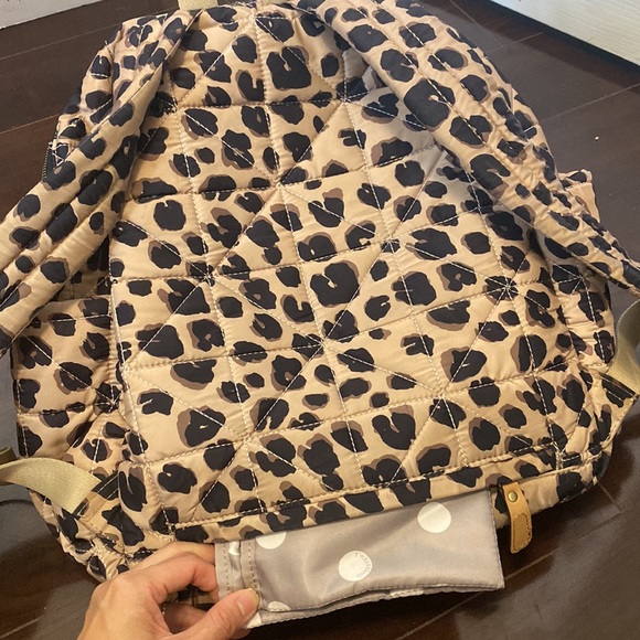 Twelvelittle companion diaper backpack in leopard print - Picture 8 of 10